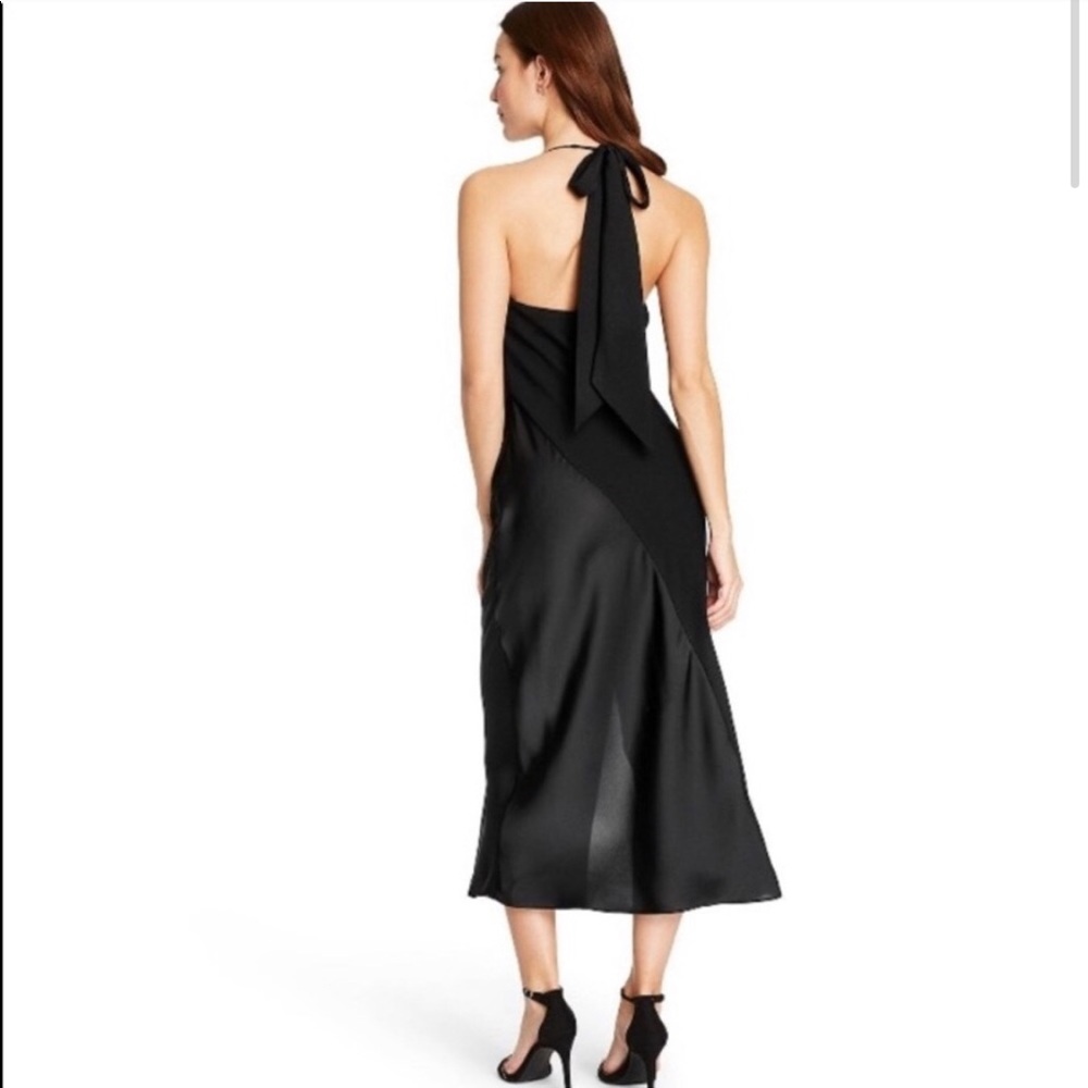 NWT! SOLD OUT STYLE! Flattering Target CUSHNIE Black Slip Dress LIMITED EDITION - Picture 6 of 13
